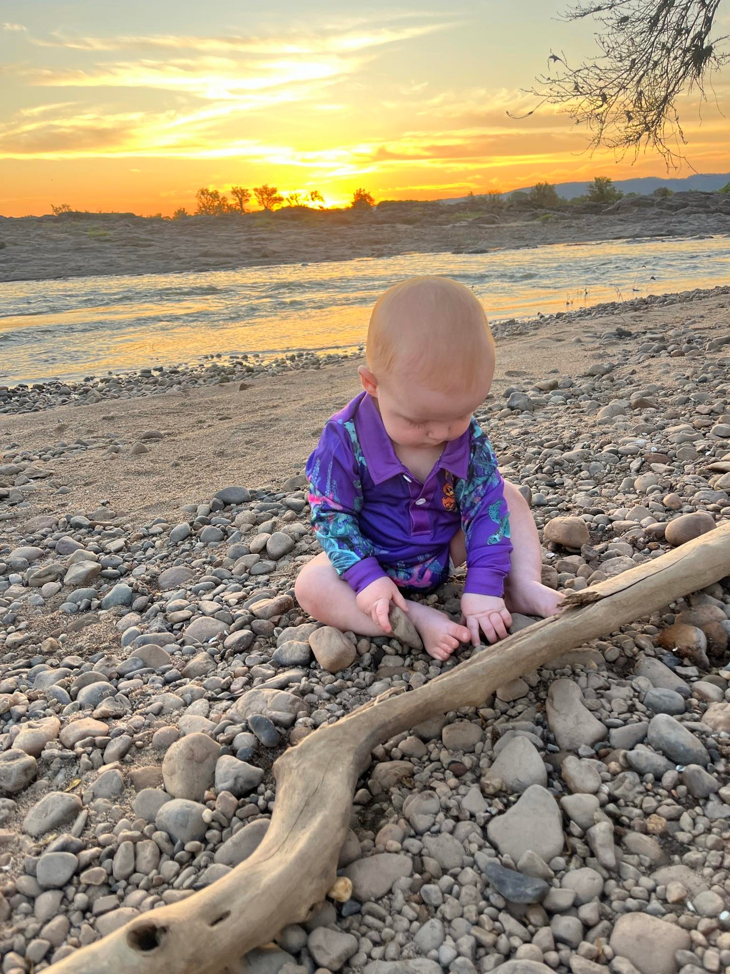 Turtle Fishing Romper